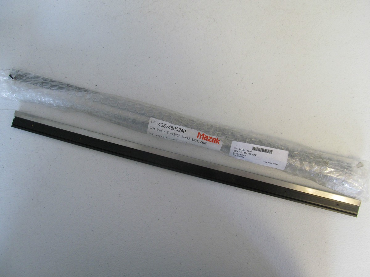 Mazak Wiper 43674500240 TL-Y9401 442.8 MM Long (Lot of 3 Wipers