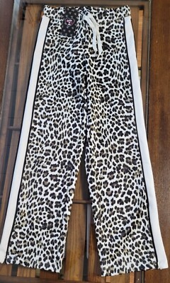 $82 Flowers by Zoe Kid's Girl Leopard Print Stretch Stripe Jogger