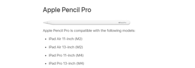 Apple Pencil Pro White MX2D3AM/A - A2538 - EXCELLENT | eBay