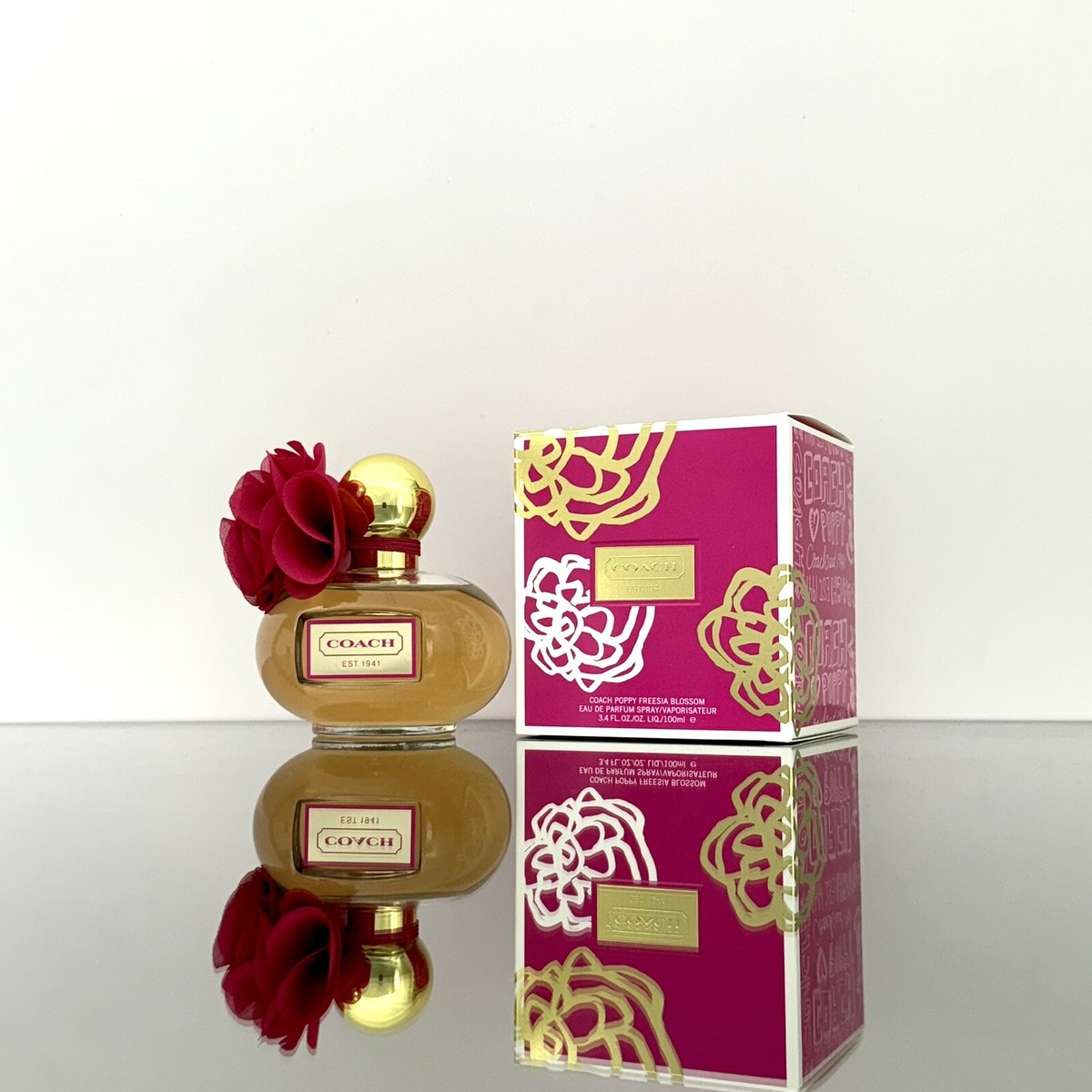 Coach POPPY FREESIA BLOSSOM Women Perfume 3.4oz EDP Spr NEW