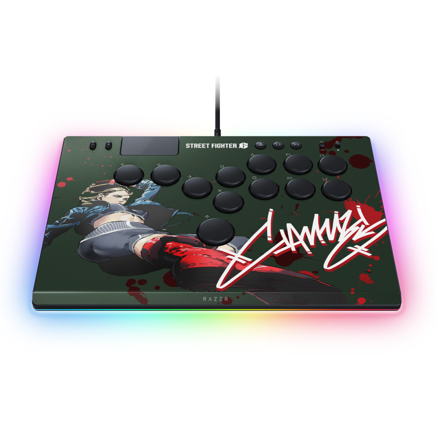 Razer Kitsune Wired Fighting Stick for Sony PlayStation 5 - SF6