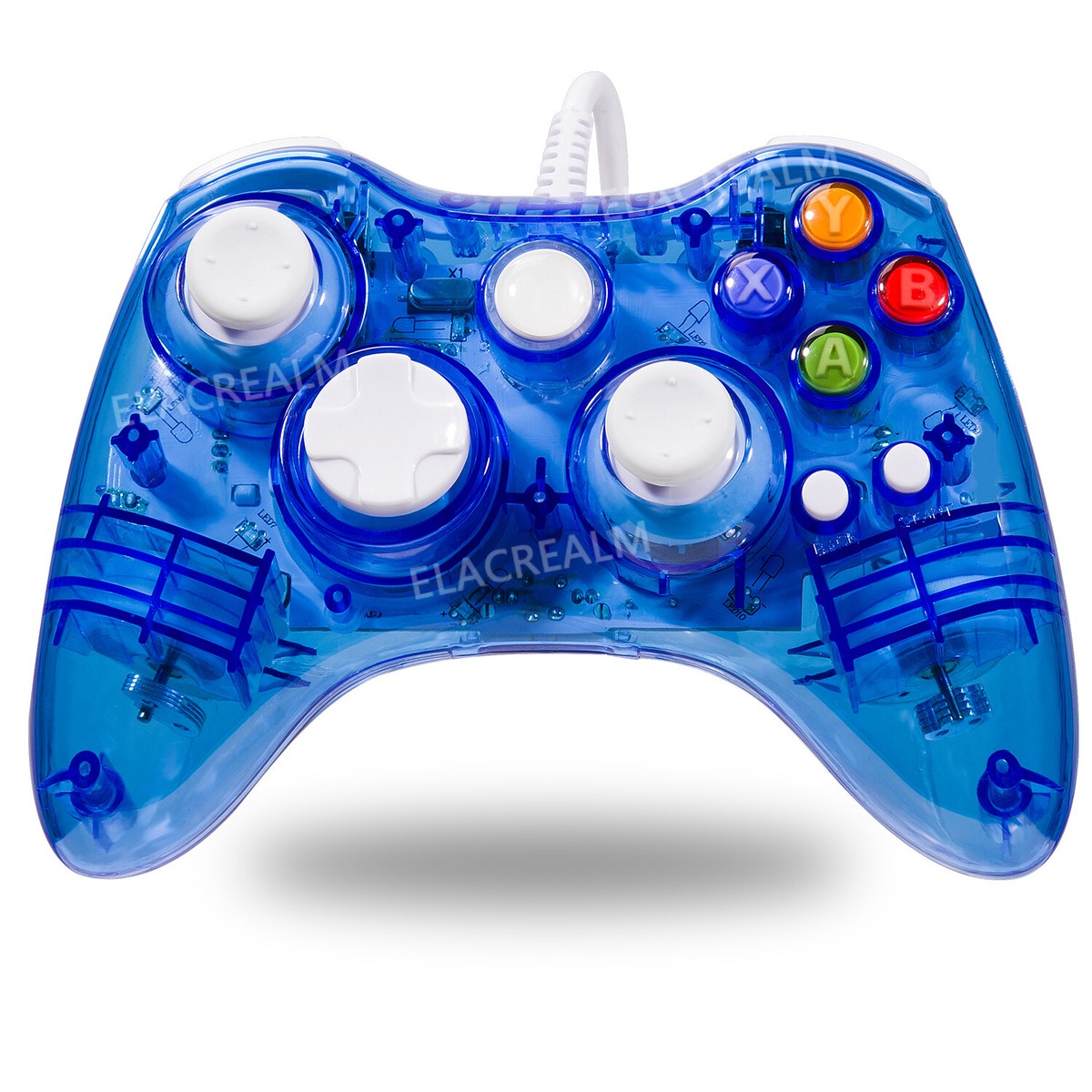 Afterglow Blue Wired Controller Gamepad for Microsoft Xbox 360/PC