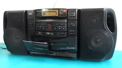JVC PC-XC30 Boom Box AM/FM Radio 6-CD Changer Dual Cassette 