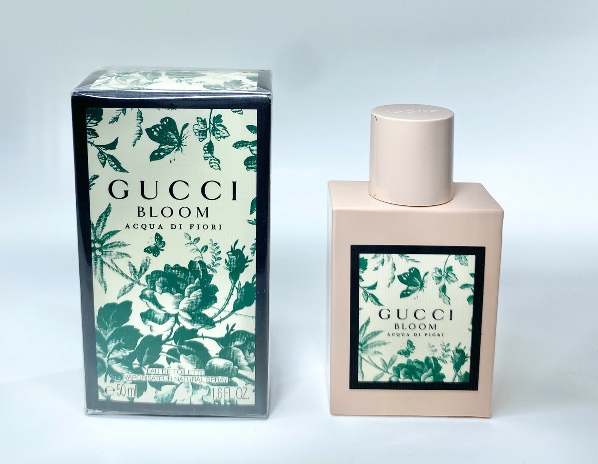 GUCCI BLOOM ACQUA DI FIORI EAU DE TOILETTE SPRAY FOR WOMEN 1.6 Oz