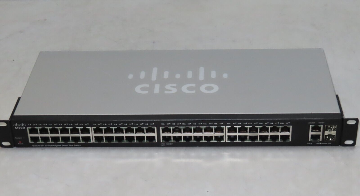 Cisco SG220-50 50-Port Gigabit Smart Plus Switch | eBay