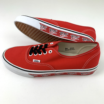 Vans Authentic Rad Pack Red Mens 9 Sneaker 80s BMX Movie RAD | eBay