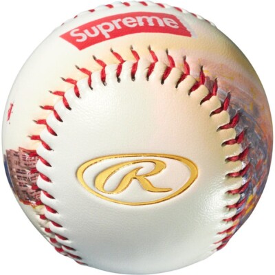 Supreme x Rawlings Aerial Baseball W/Case | FW23 MLB Collab NEW