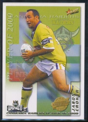 1984 RUGBY LEAGUE STICKER #64 CRAIG BELLAMY, CANBERRA RAIDERS