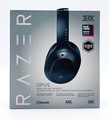 Razer Opus Wireless Active Noise Cancellation THX-Certified Over