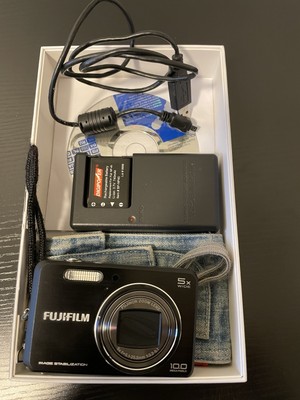 Fujifilm FinePix J Series J250 10.0MP Digital Camera - Black for