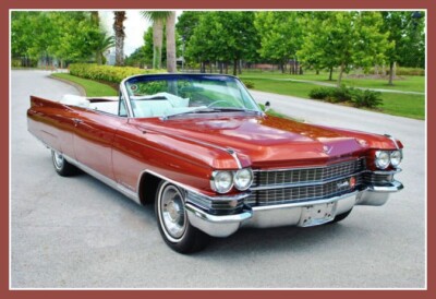 1963 Cadillac Eldorado convertible Red, Toolbox - Refrigerator