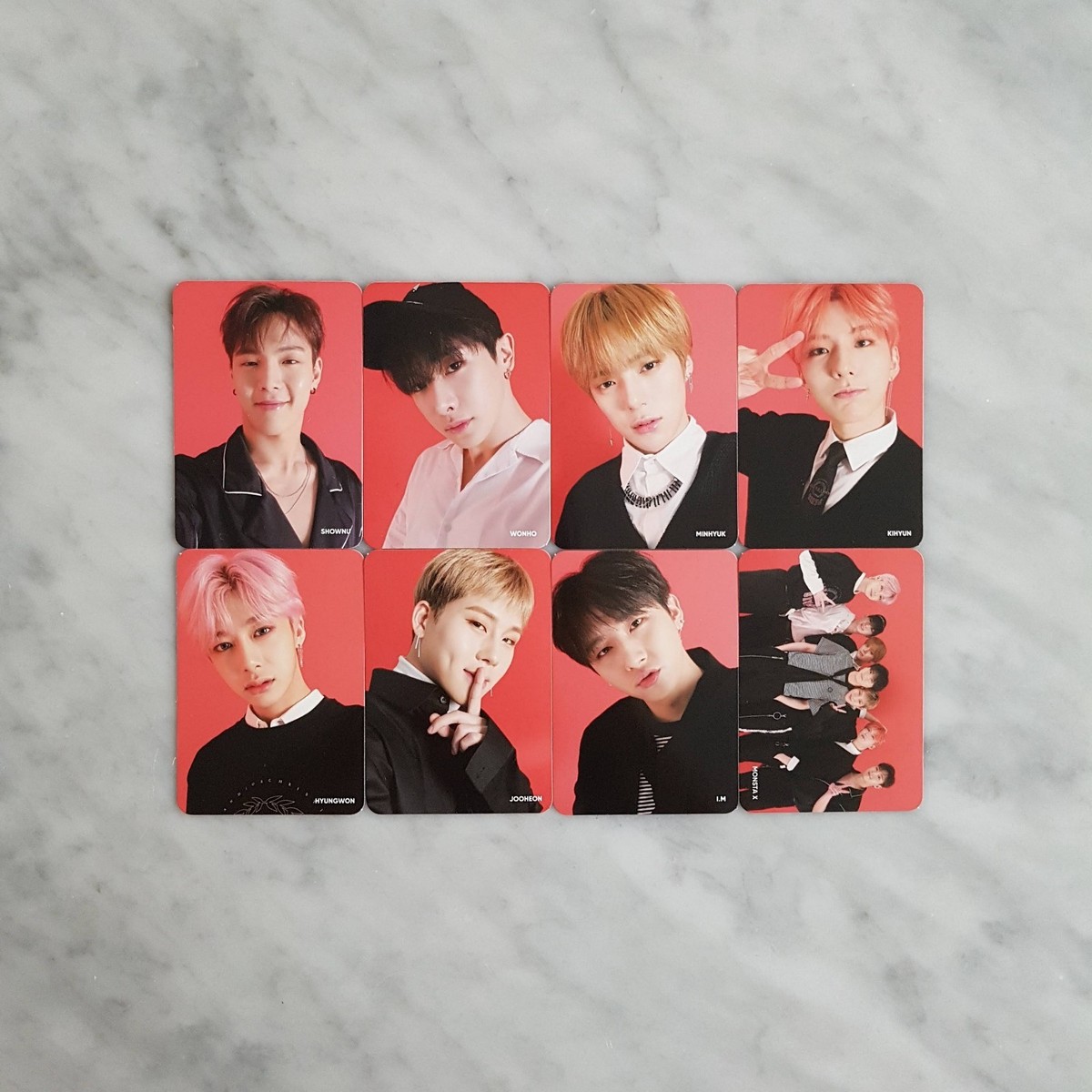 MONSTA X 2018 WORLD TOUR THE CONNECT Official Photo card A, B