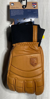 Hestra Alpine Pro Fall Line Leather Winter Sport Gloves Unisex 11