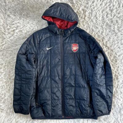 Nike Arsenal Nylon Down Jacket Soccer Football Size L Original | eBay