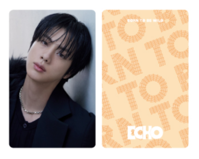 BTS JIN Echo Weverse UMS JAPAN Official POB / Lucky Draw Photo