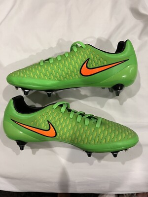 Nike Magista Opus 1 SG 649232-381. Size 7.5 Green/Orange Soccer