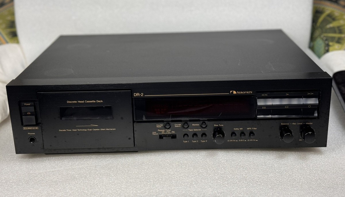 NAKAMICHI DR-2 Three-Head Cassette Deck - TESTED - WORKS - 6O DAY