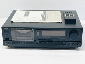 Victor TD-WR531カセットデッキ リモコン付【ジャンク品】 VICTOR TD