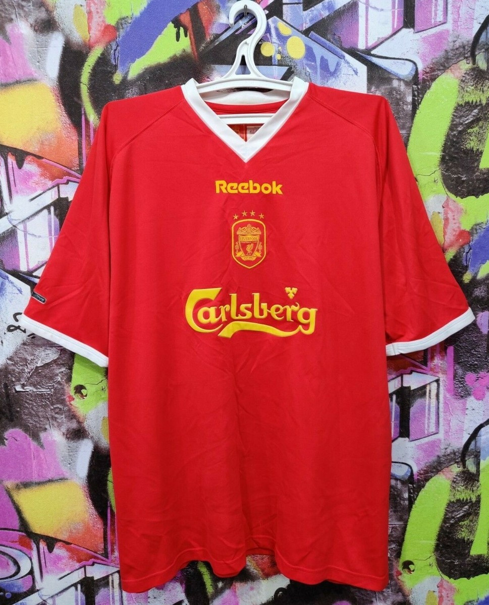 Liverpool 2001 2002 European Home Shirt Football Soccer Jersey