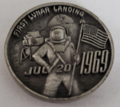 Apollo 11 First Lunar Landing July 20 1969 Commemorative Coin