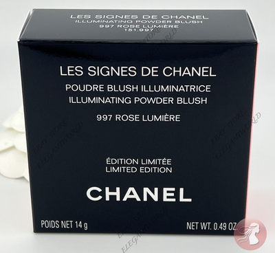 CHANEL Illuminating Powder Blush #997 ROSE LUMIERE Holiday 2025