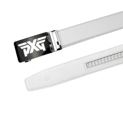 New PXG Golf Belt Around Square Buckle Leather PU Belt Men US