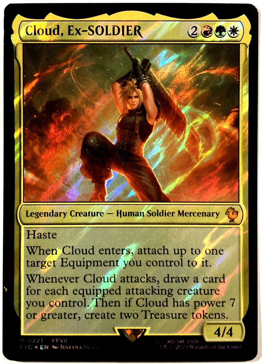 MTG Cloud, Ex-SOLDIER (Surge Foil) Commander: Final Fantasy 221