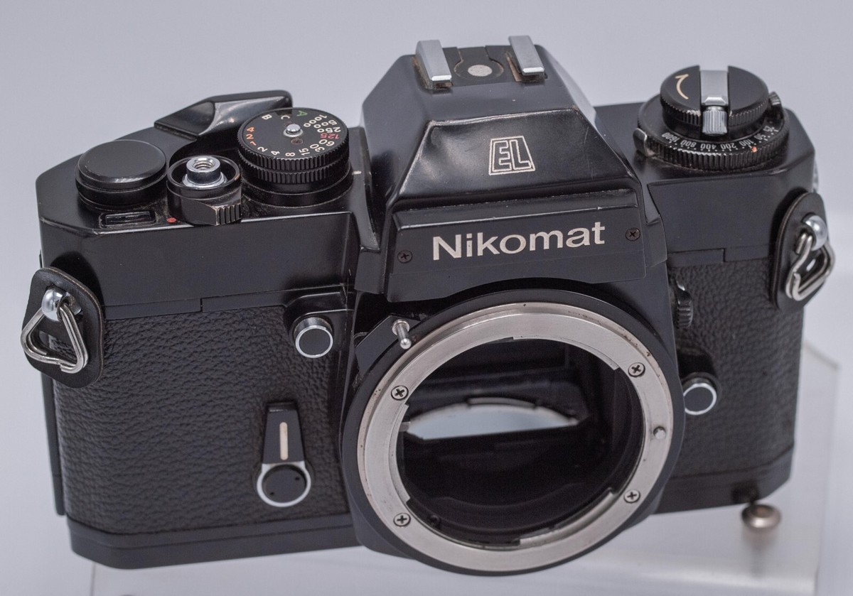Nikon Nikomat (Nikkormat) EL W ELW Black 35mm Film SLR Camera Body