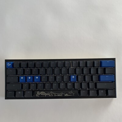 Ducky One 2 Mini Black With Cherry MX Blue Switches, Year Of Rat