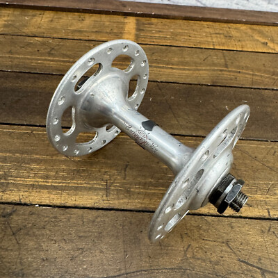 Vintage Campagnolo Record Front Hub High Flange 36 Hole 36h Oil