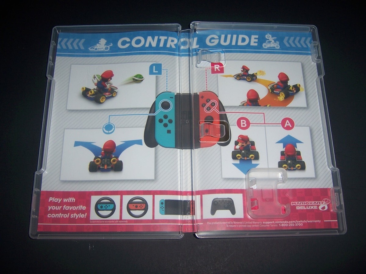 Authentic Replacement Case ONLY for MARIO KART 8 DELUXE - Nintendo