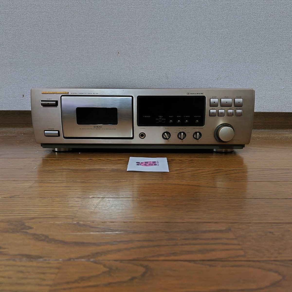 MARANTZ SD-63 Three Head Cassette Tape Deck Confirmed Operation