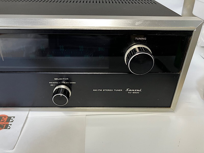 Sansui TU-9500 Japanese Vintage AM/FM Stereo Tuner Fully Working
