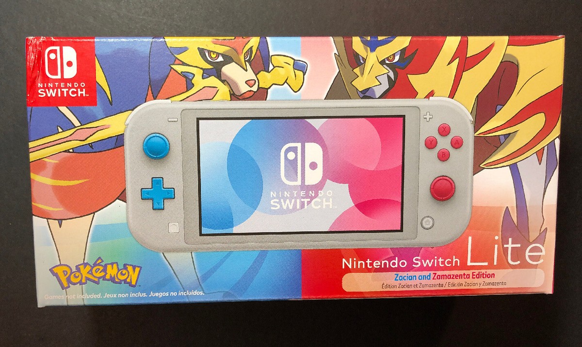 Nintendo Switch Lite [ Pokemon Zacian and Zamazenta Edition ] NEW