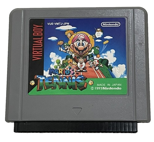Mario's Tennis Nintendo Virtual Boy Japanese COMPLETE 1995 VUE-P