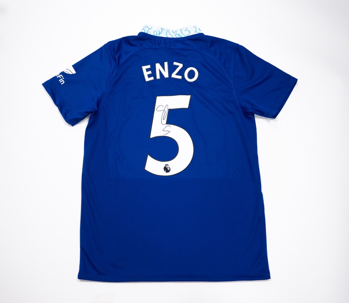 Enzo Fernandez Signed Chelsea F.C. Jersey Argentina Genuine
