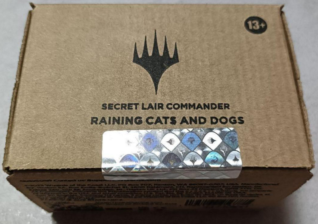 MTG Secret Lair Commander Deck Raining Cats and Dogs Box Magic The