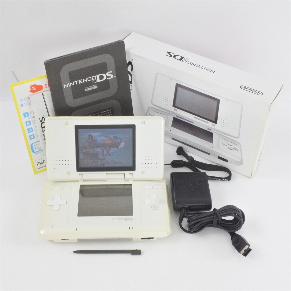 Nintendo DS Console NTR-001 PURE WHITE | Region Free | Handheld