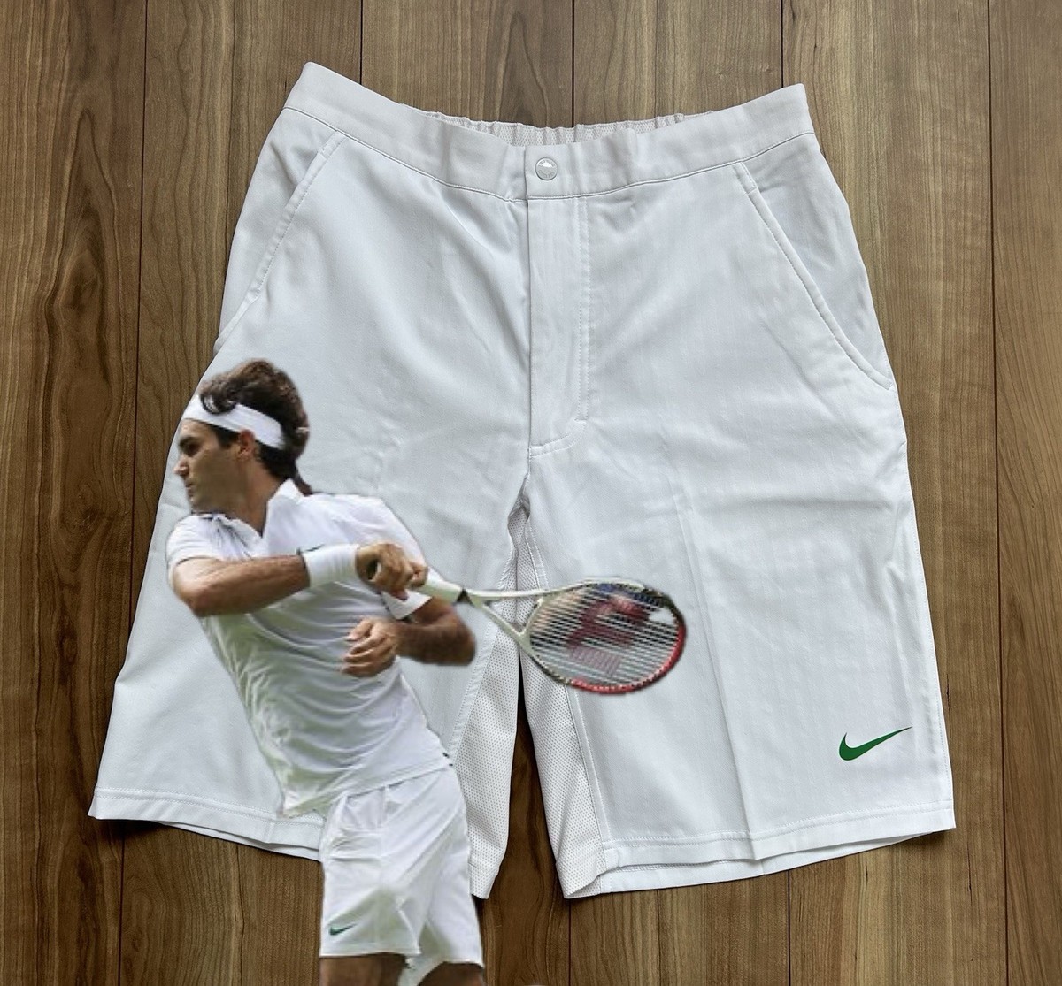 Roger Federer Nike 2012 Wimbledon Shorts size:S(JPN M) RF | eBay