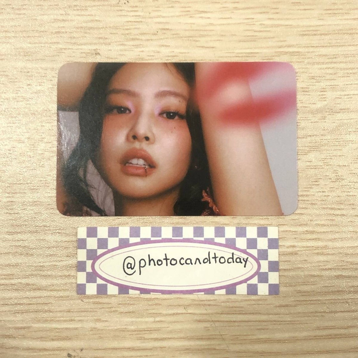BLACKPINK JENNIE MANTRA POB PRE-ORDER OFFICIAL PHOTOCARD BLINK