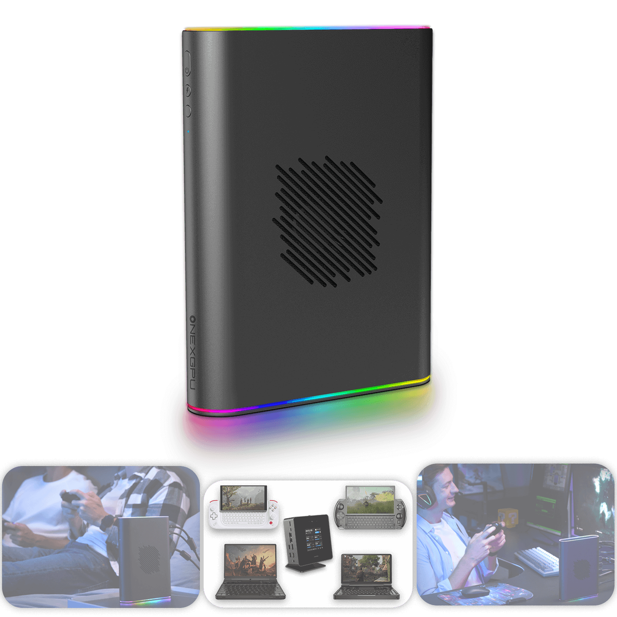 NEW ONEXGPU 2 Ultimate eGPU with AMD Radeon RX 7800M Oculink USB4