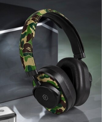 A BATHING APE Bape x MASTER & DYNAMIC Wireless Headphones MW65 ABC