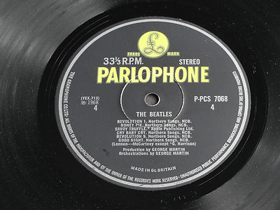 The Beatles White Album UK 1st Press Export British Invasion (2