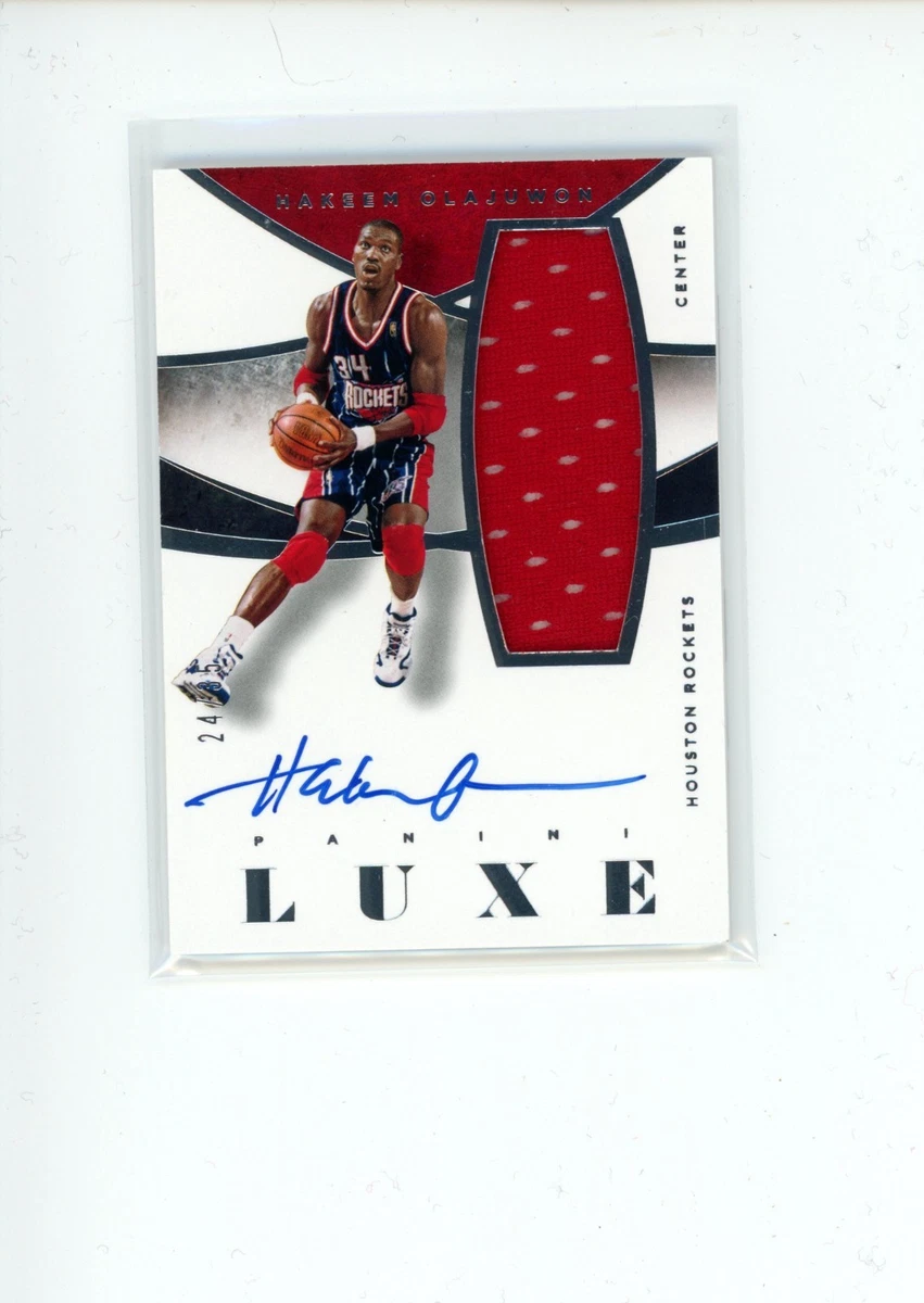 Hakeem Olajuwon Houston Rockets Basketball Autographed Sports