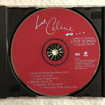 Celine Dion CD Pop Vocals Love Celine 90s 6 Song Limited Edition