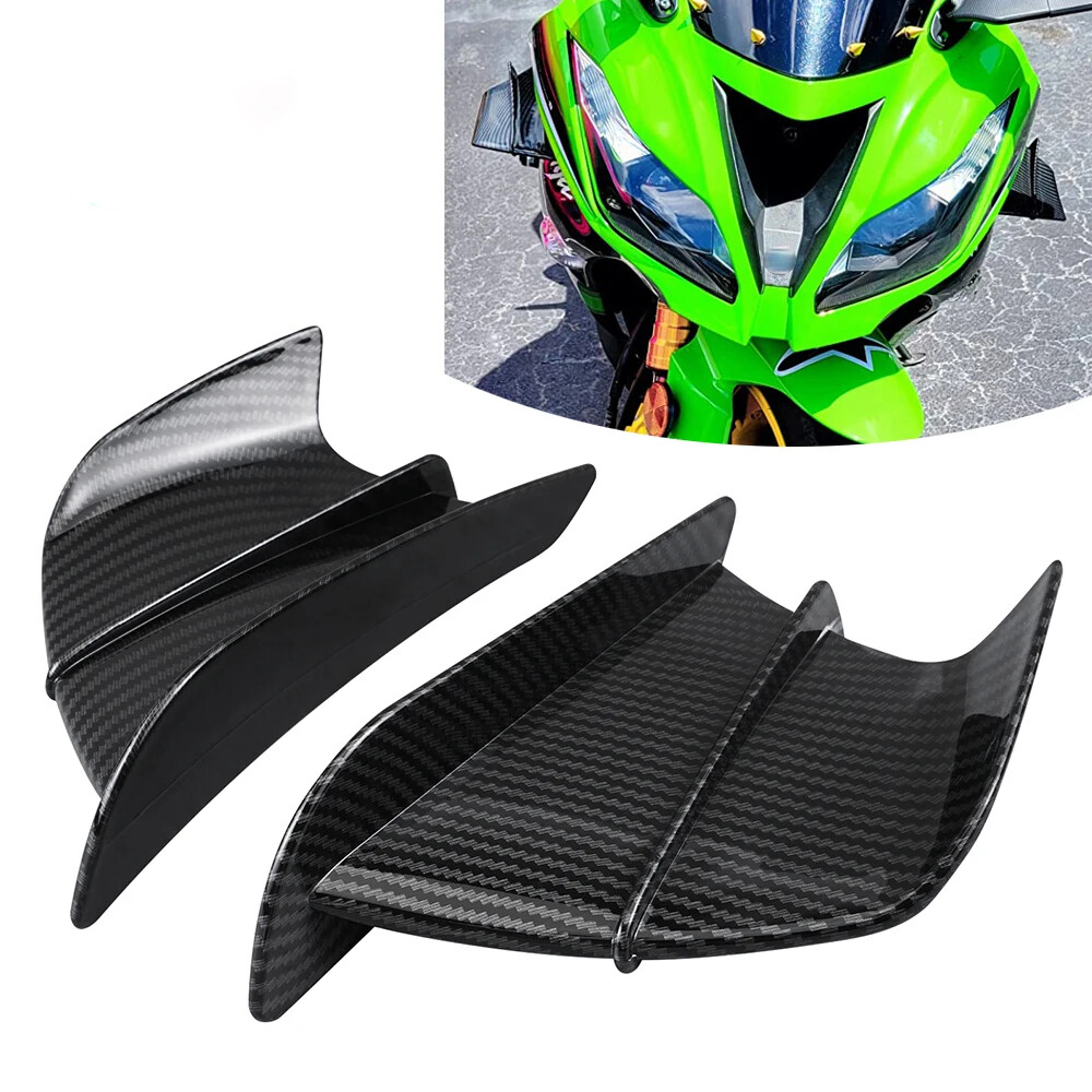 Carbon Fiber Color Winglet Wing Side Fairing For Kawasaki | Ninja