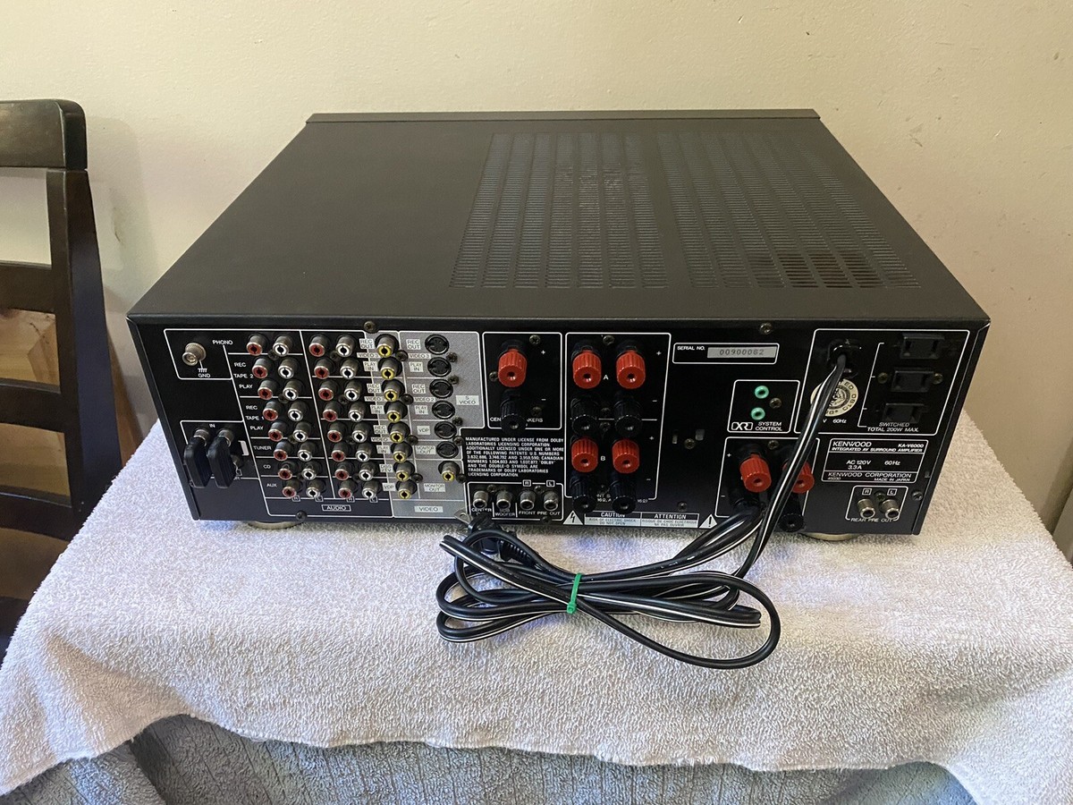 音出しOK】KENWOOD KA-V6000 AVサラウンド ステレオ アンプ 音出しOK
