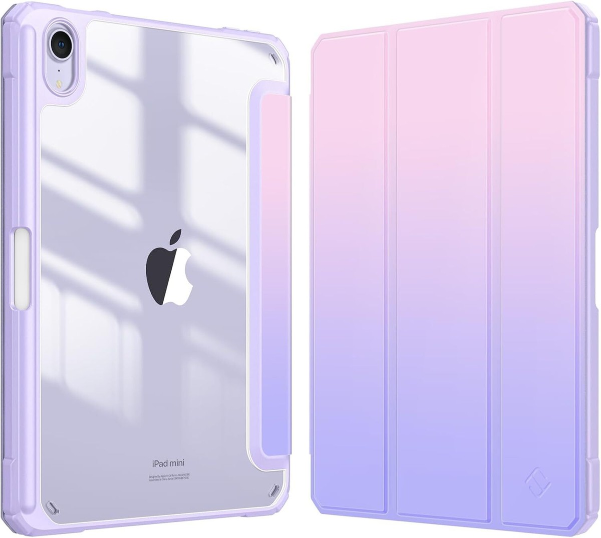 Hybrid Slim Case for iPad Mini 7 2024/iPad Mini 6 2023 Shockproof