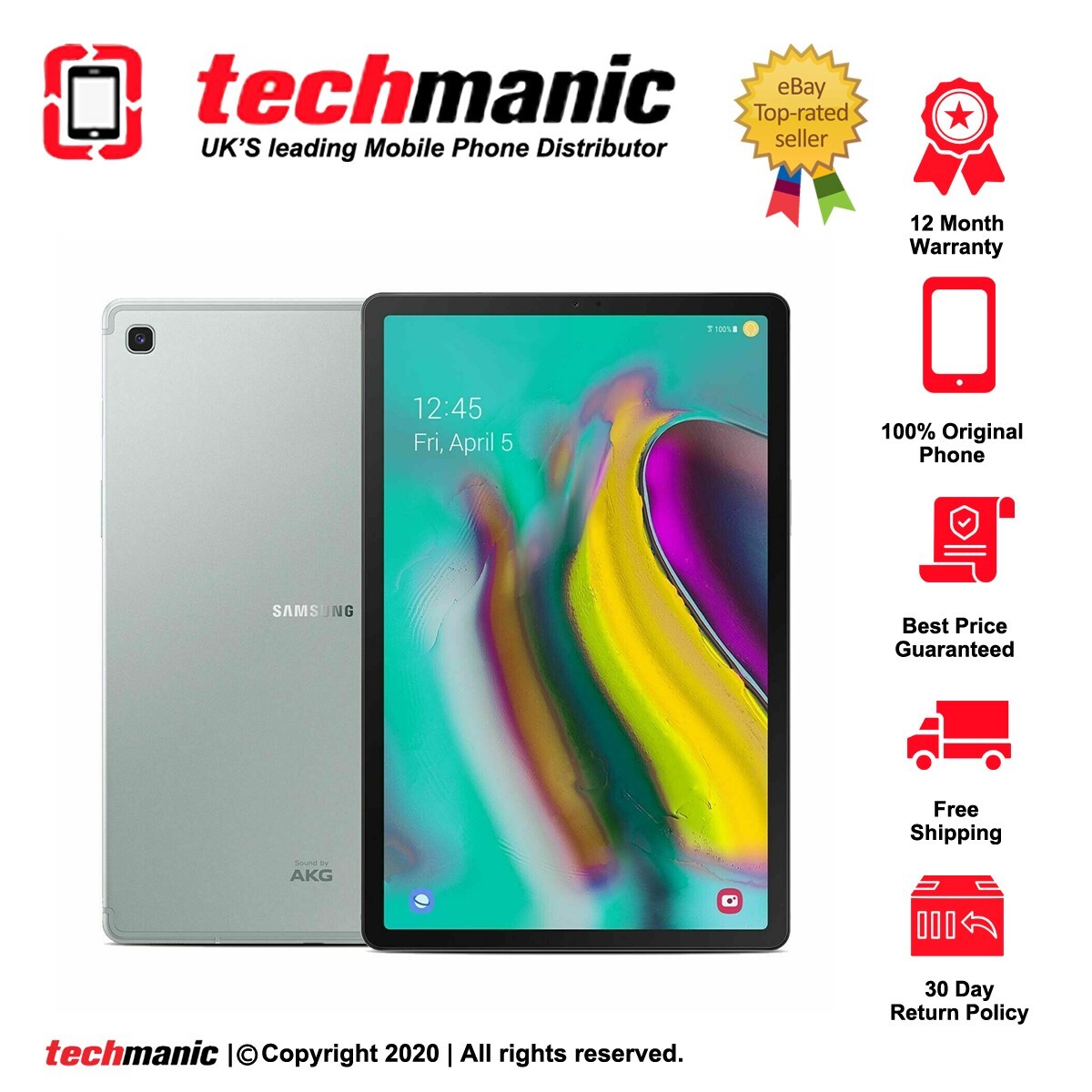 Samsung Galaxy Tab S5e - 64GB, Wi-Fi, 10.5in - Silver - Grade A | eBay