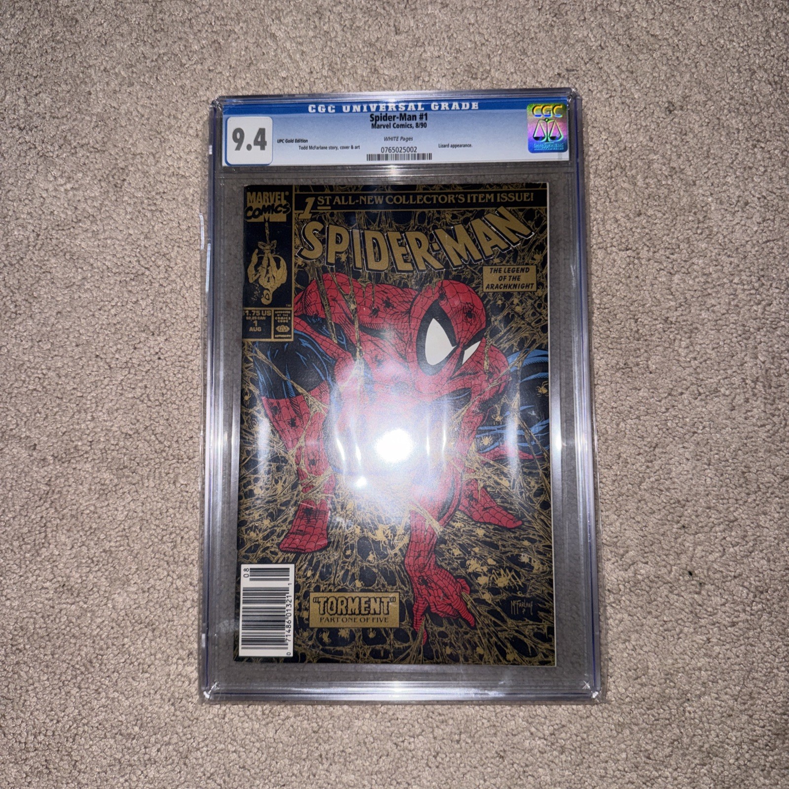 Spider-Man #1 (2nd Printing UPC Gold Edition) Value - GoCollect
